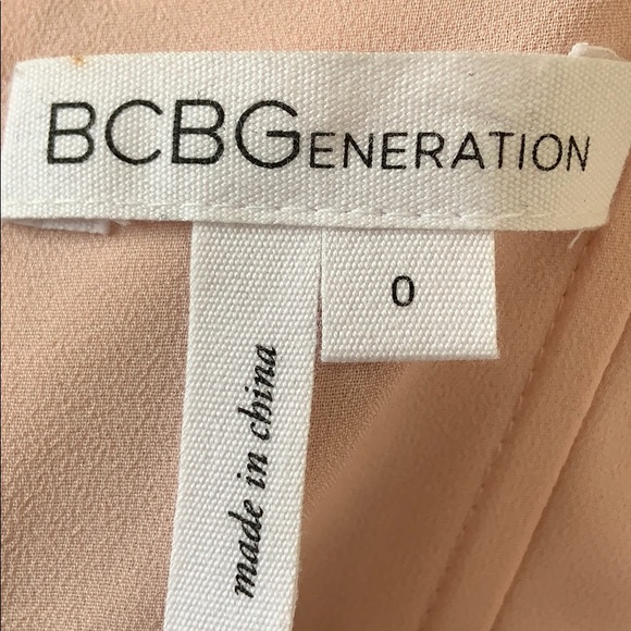 BCBG Pink Chiffon Strapless Bubble Hem Dress - Picture 7 of 10